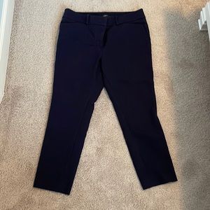 Loft Marissa Skinny Ankle pants. Navy. size 12P